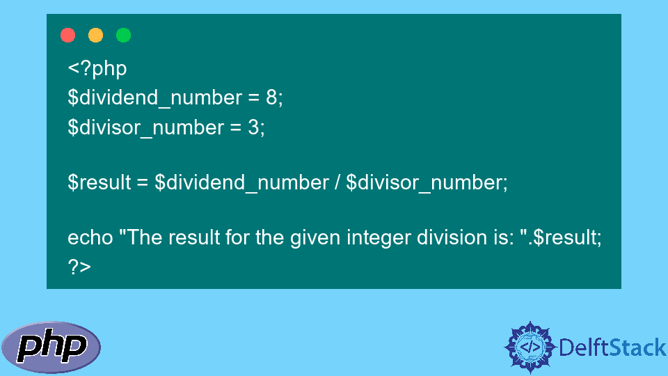 divide-integer-in-php-delft-stack